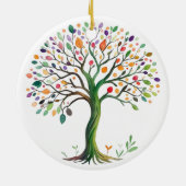 Lebensbaum Keramik Ornament (Hinten)