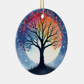 Lebensbaum Keramik Ornament (Rechts)
