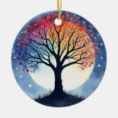Lebensbaum Keramik Ornament (Vorne)