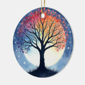 Lebensbaum Keramik Ornament (Links)