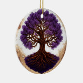 Lebensbaum Keramik Ornament (Rechts)