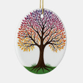 Lebensbaum Keramik Ornament (Rechts)