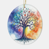 Lebensbaum Keramik Ornament (Links)