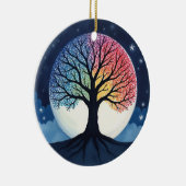 Lebensbaum Keramik Ornament (Rechts)