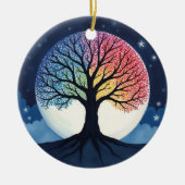 Lebensbaum Keramik Ornament (Vorne)
