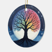 Lebensbaum Keramik Ornament (Links)
