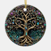 Lebensbaum Keramik Ornament (Vorne)