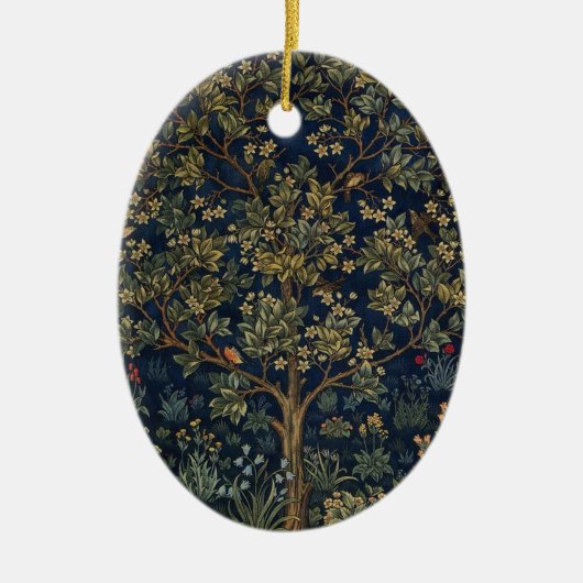 Lebensbaum Keramik Ornament (Vorne)