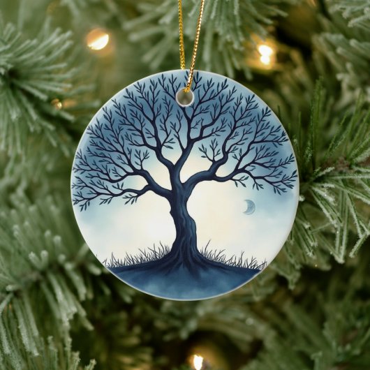 Lebensbaum Keramik Ornament (Baum)