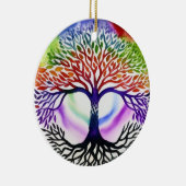 Lebensbaum Keramik Ornament (Rechts)