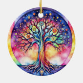 Lebensbaum Keramik Ornament (Hinten)