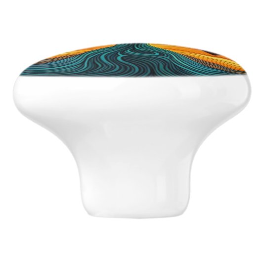 Lebensbaum Keramikknauf (Seitenansicht)