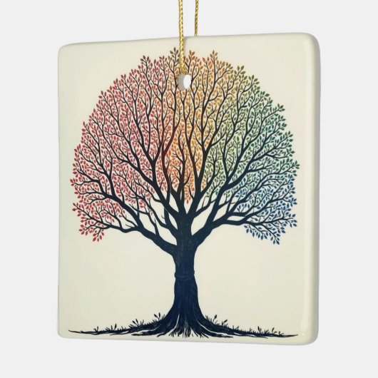 Lebensbaum Keramikornament (Links)