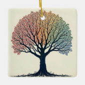 Lebensbaum Keramikornament (Vorderseite)