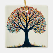 Lebensbaum Keramikornament (Vorderseite)