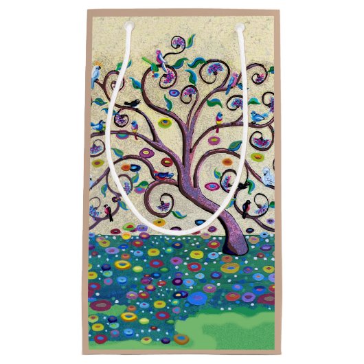 Lebensbaum Kleine Geschenktüte (Vorderseite)