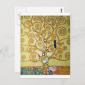 LEBENSBAUM - Klimt Postkarte (Vorne/Hinten)
