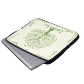 Lebensbaum Laptopschutzhülle (Vorne Knopf)