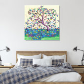 Lebensbaum Leinwanddruck (Insitu (Schlafzimmer))