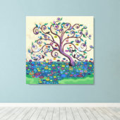 Lebensbaum Leinwanddruck (Insitu (Holzboden))