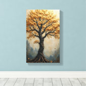Lebensbaum Leinwanddruck (Insitu (Holzboden))