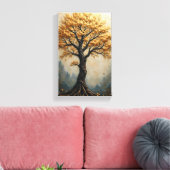 Lebensbaum Leinwanddruck (Insitu (Wohnzimmer))