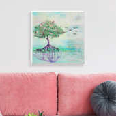 Lebensbaum Leinwanddruck (Insitu (Wohnzimmer))