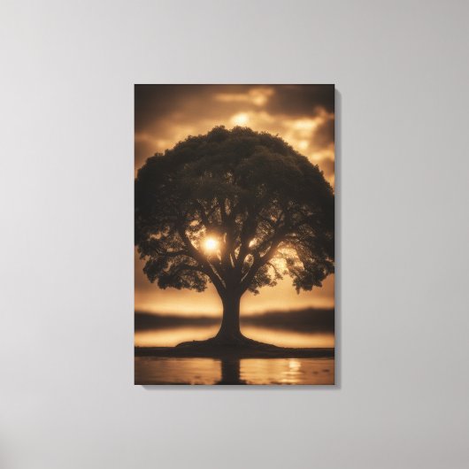Lebensbaum Leinwanddruck (Vorderseite)