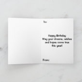 Lebensbaum Lila Sternzeichen Karte (Innenseite)