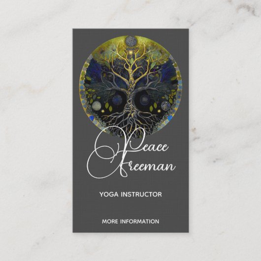 Lebensbaum | Luna Visitenkarte (Vorderseite)