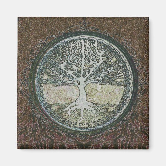 Lebensbaum Magnet (Vorne)