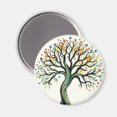 Lebensbaum Magnet (Vorderseite/Rückseite)