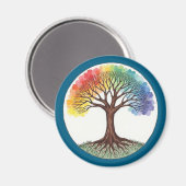 Lebensbaum Magnet (Vorderseite/Rückseite)