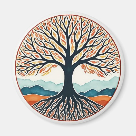 Lebensbaum Magnet (Vorne)