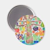 Lebensbaum Magnet (Vorderseite/Rückseite)