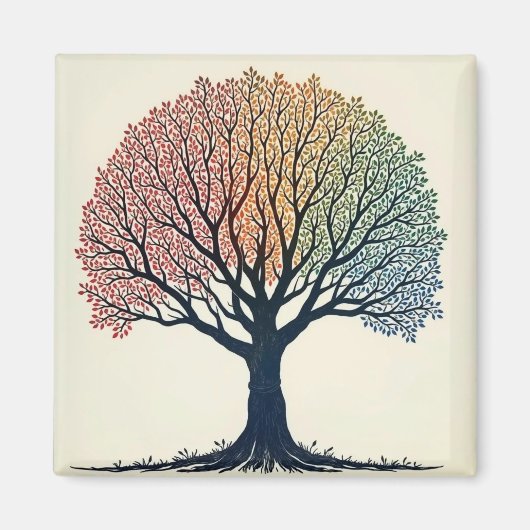 Lebensbaum Magnet (Vorne)