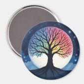 Lebensbaum Magnet (Vorderseite/Rückseite)