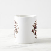 Lebensbaum mit Granatäpfeln | 3D-Reliefkunst Kaffeetasse (Mittel)