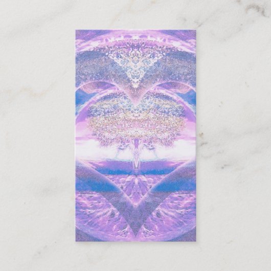 Lebensbaum mit Herz-Business-Karte Visitenkarte (Vorderseite)