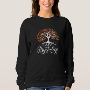Lebensbaum mit Psychologie Text Psychische Gesun Sweatshirt
