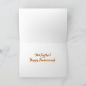 Lebensbaum mit Taubenkarte Karte (Innenseite)