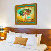 Lebensbaum mit zwei Doven Poster