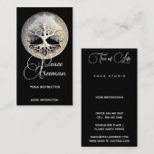 Lebensbaum | Modern Visitenkarte (Vorne/Hinten)