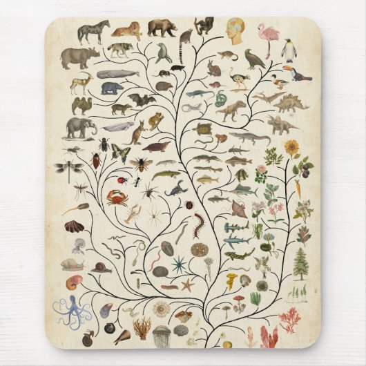 Lebensbaum Mousepad (Vorne)