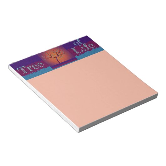 Lebensbaum Notizblock (angewinkelt)
