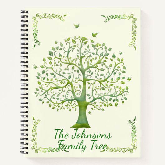 Lebensbaum Notizblock (Vorderseite)