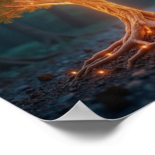 Lebensbaum Poster (Ecke)