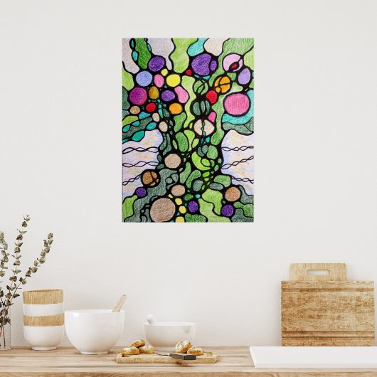 Lebensbaum Poster (Küche)