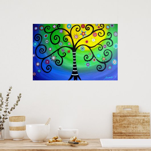 LEBENSBAUM POSTER (Küche)