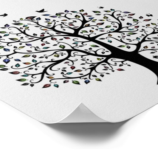 Lebensbaum Poster (Ecke)